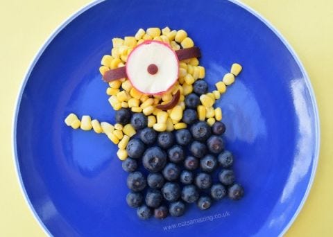 Fun-and-easy-minion-food-art-snack-for-kids-with-quick-video-instructions-extra-fun-healthy-food-for-kids-from-Eats-Amazing