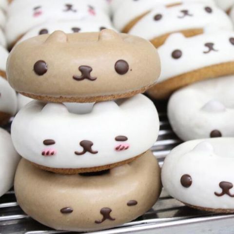 Kawaii Donuts - Donuts That Look Like Kittens - Delish.com