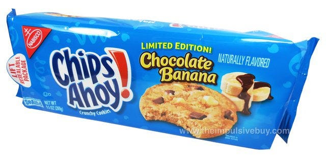 Chips Ahoy Chocolate Banana Cookies