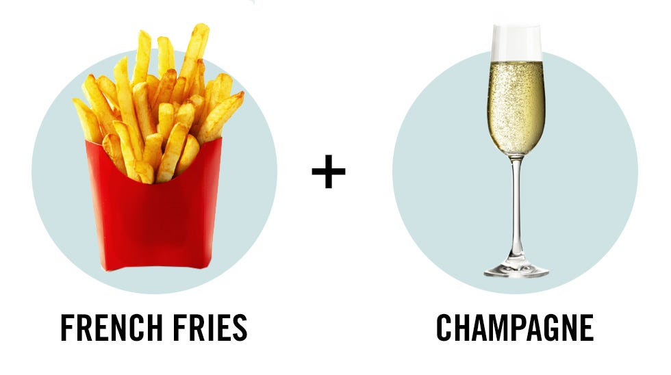 Yellow, Glass, Stemware, Drinkware, Drink, Fried food, Line, Wine glass, Barware, Font, 