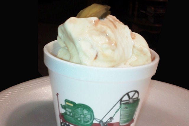 BBQ Pickle Ice Cream