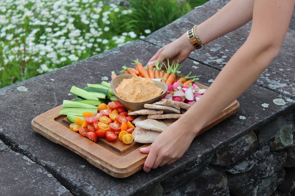Lidey's Table - Chipotle Hummus - Hummus Platter
