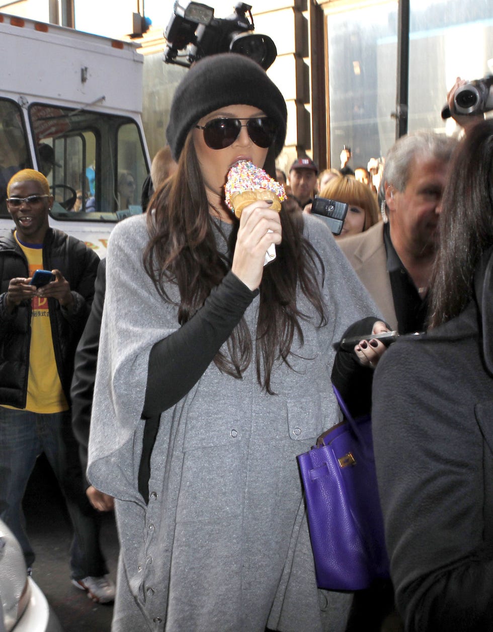 Khloe's double cone = double fun.