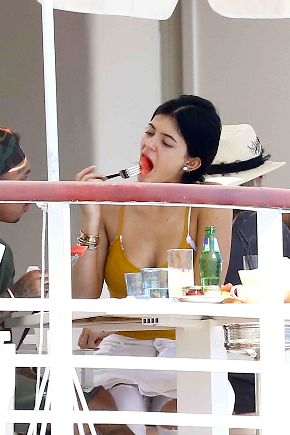 Kylie Jenner is having a moment with her watermelon.