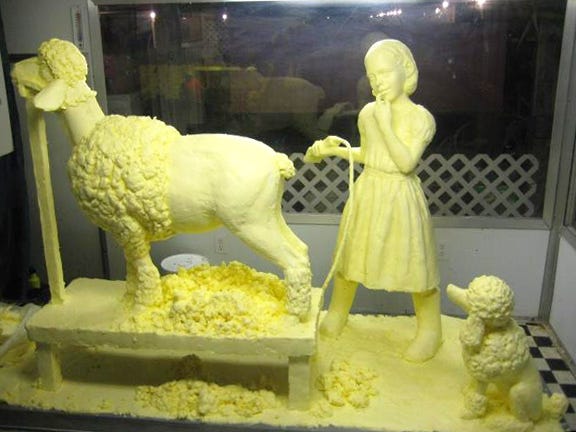 Imagine how long this process must take, even for one lamb. This lengthy distraction is probably why Little Bo Peep lost all of her sheep.