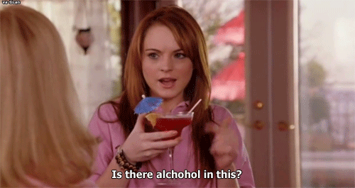 Hand, Drink, Drinkware, Alcoholic beverage, Brown hair, Long hair, Dessert, Cocktail, Drinking, Blond, 