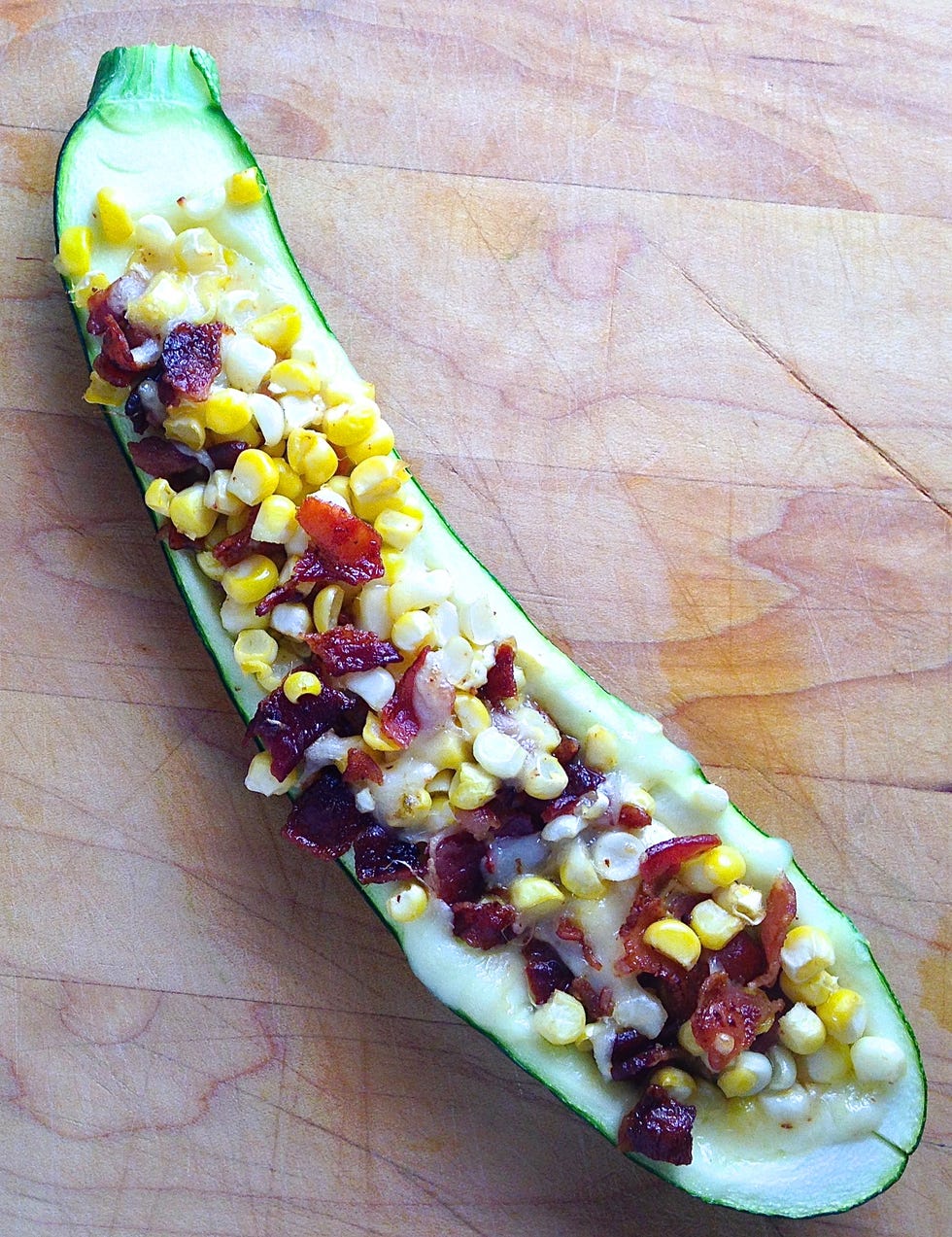 stuffed-zucchini-cheddar-corn-bacon