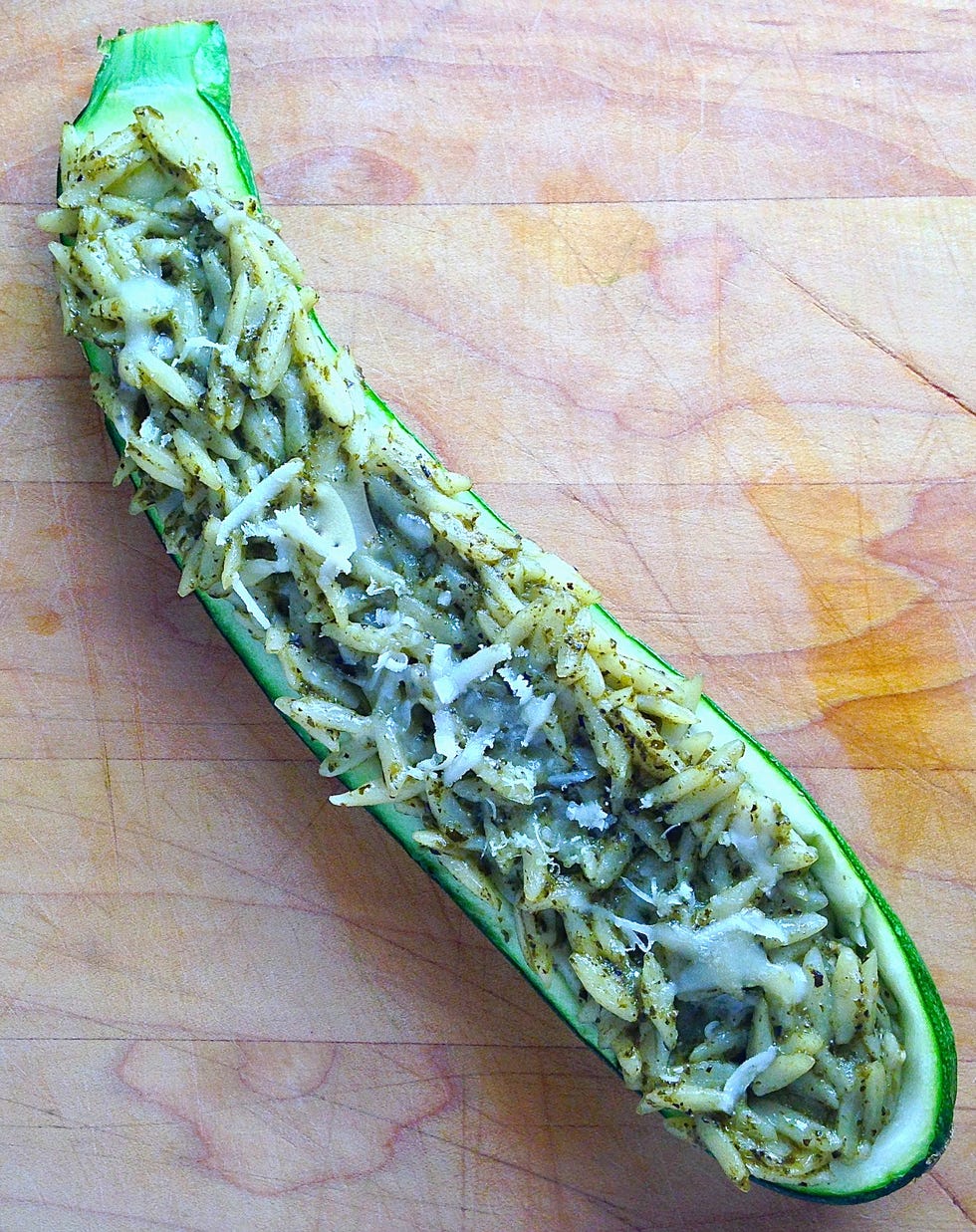 stuffed-zucchini-orzo-pesto