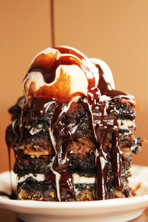 Food, Cuisine, Dessert, Ingredient, Sweetness, Dish, Chocolate syrup, Dairy, Recipe, Frozen dessert, 