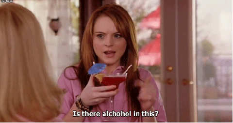 Hand, Drink, Drinkware, Alcoholic beverage, Brown hair, Long hair, Dessert, Cocktail, Drinking, Blond, 