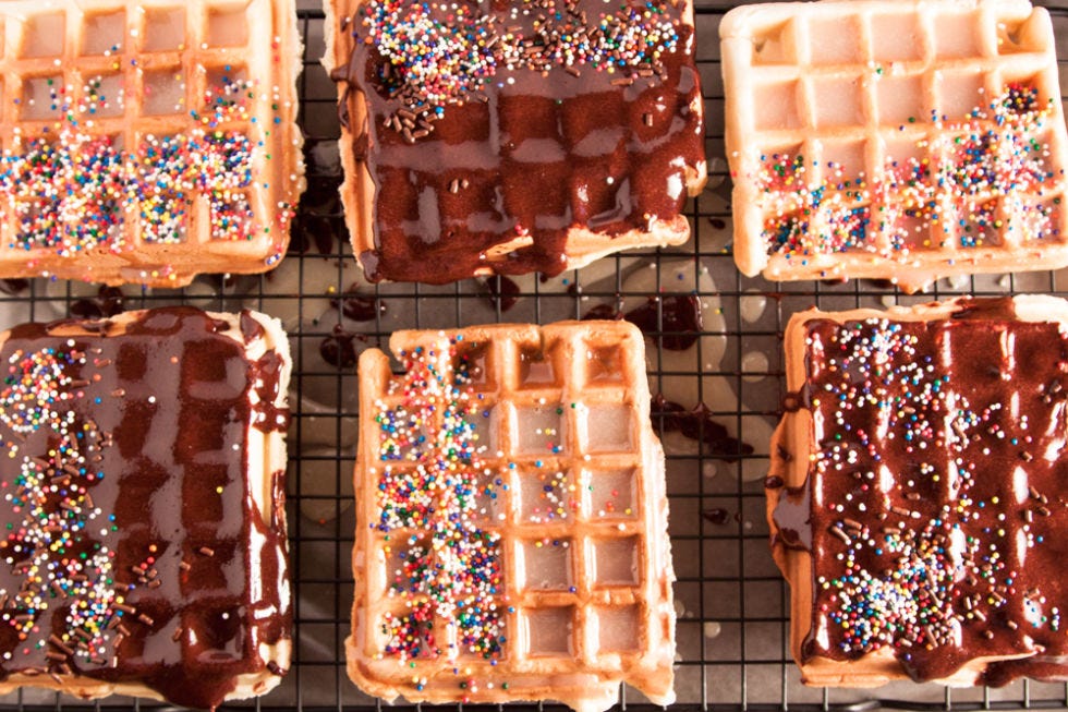 Waffle Iron Donuts