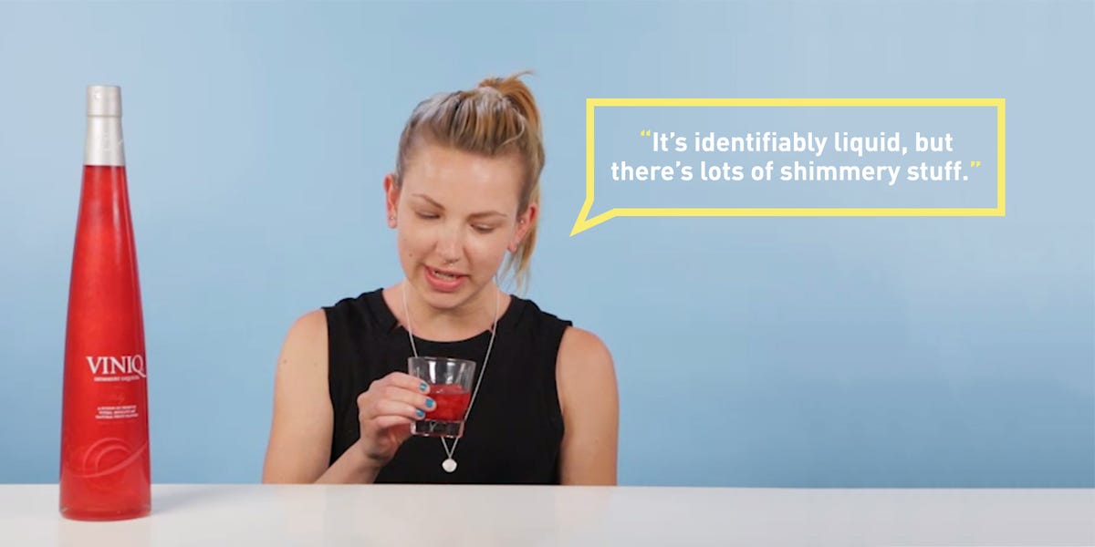 preview for Is Viniq Shimmery Vodka Delish or Not Delish?