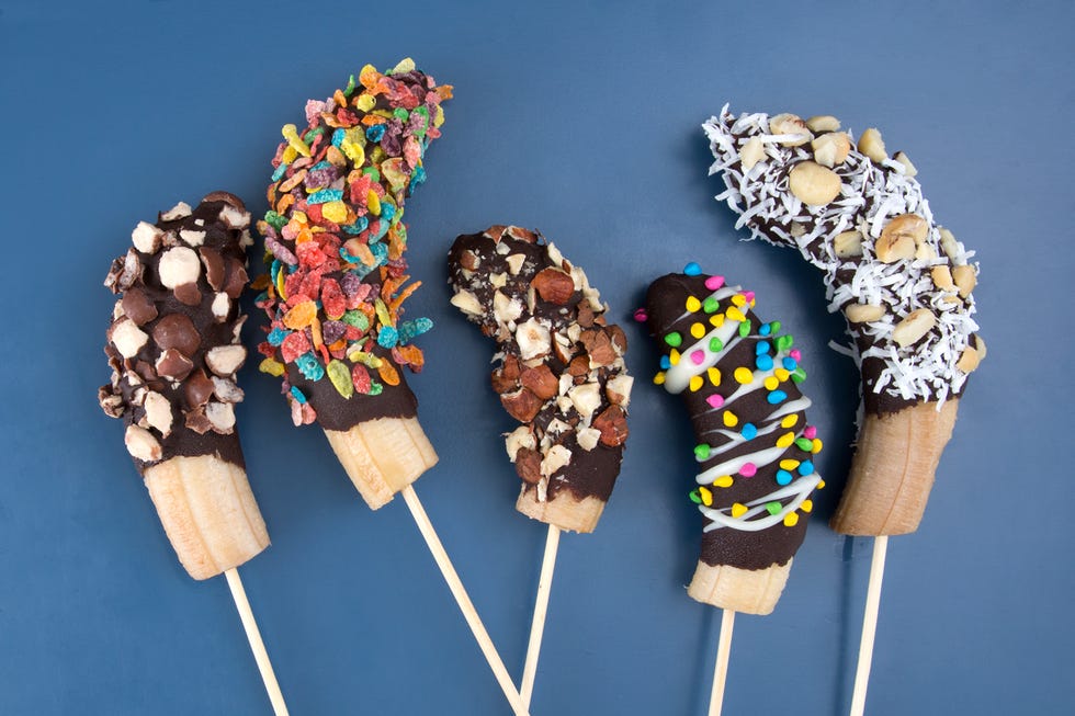 Colorful Chocolate-Covered Bananas