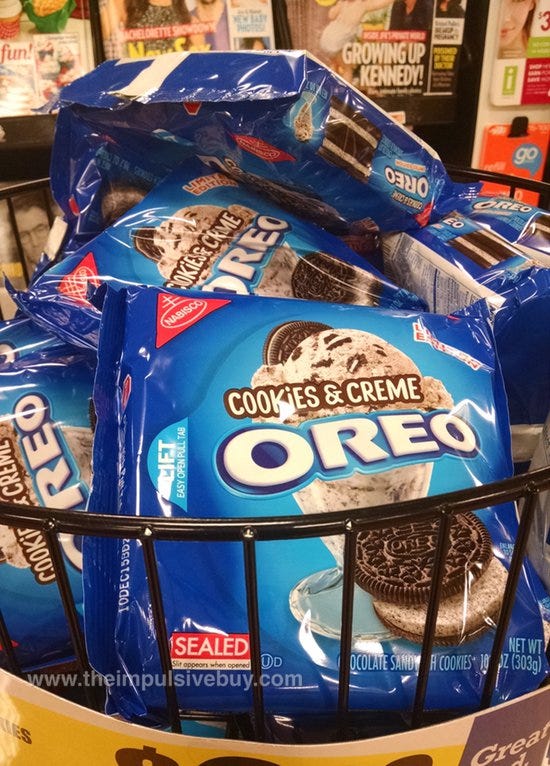 Cookies and Creme Oreos