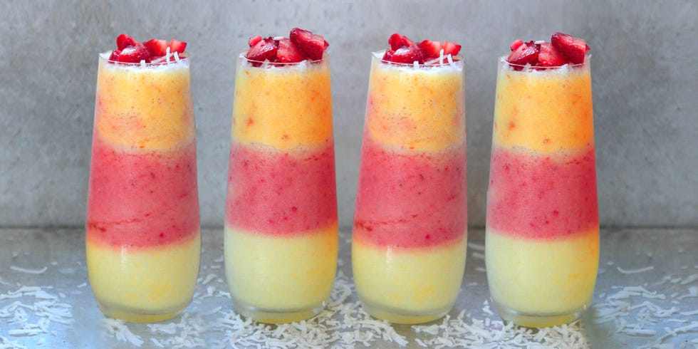 triple layered pina coladas