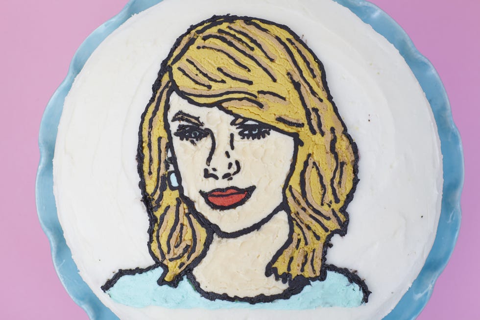 Taylor Swift's Face on a Cake