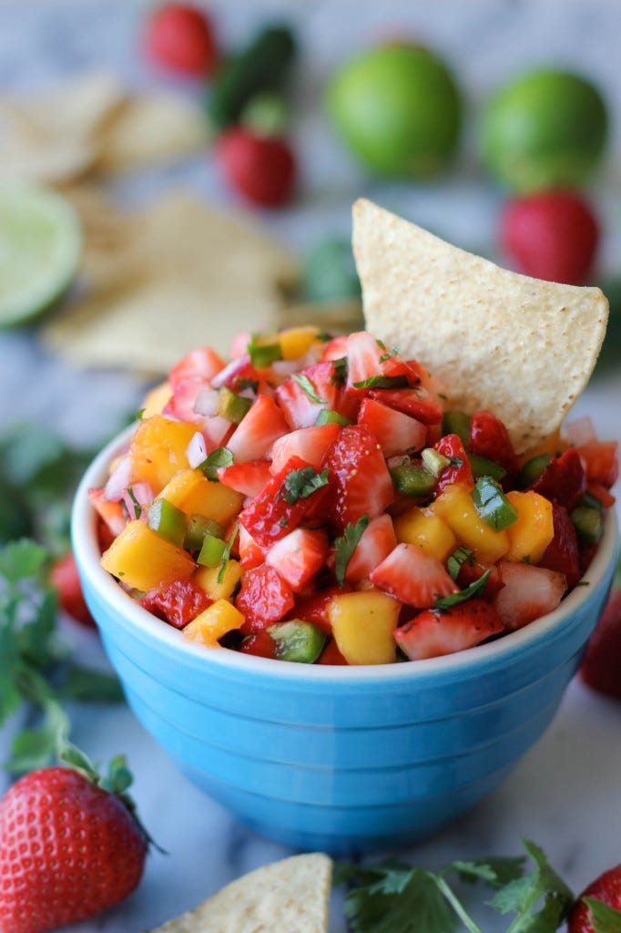 Strawberry Mango Salsa