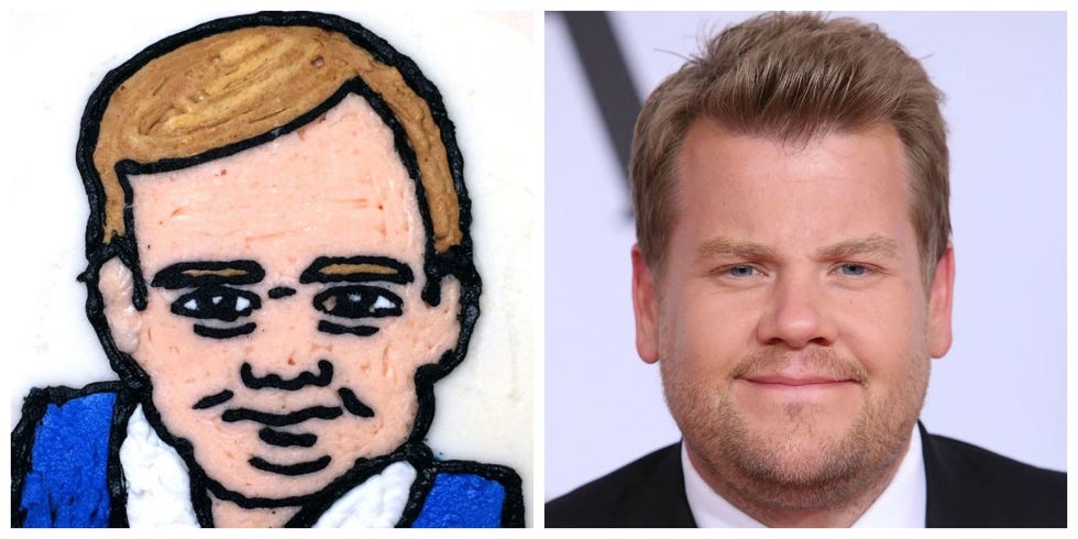 Baby George or James Corden? cake