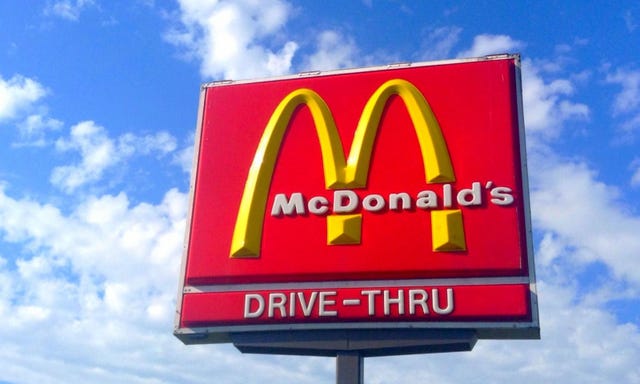 McDonald's Sign mcdonald's sign