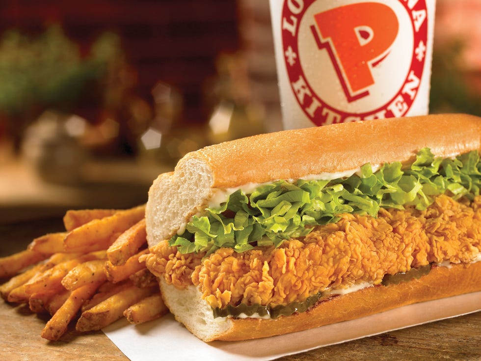 Popeye's Chicken Po'boy