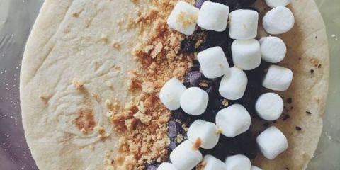 Foil Pack S'mores Roll-Up