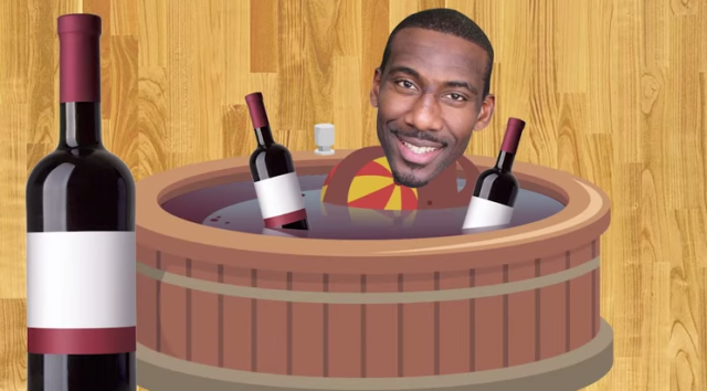 Amar'e Stoudemire Red Wine Bath - Vinotherapy Health Benefits