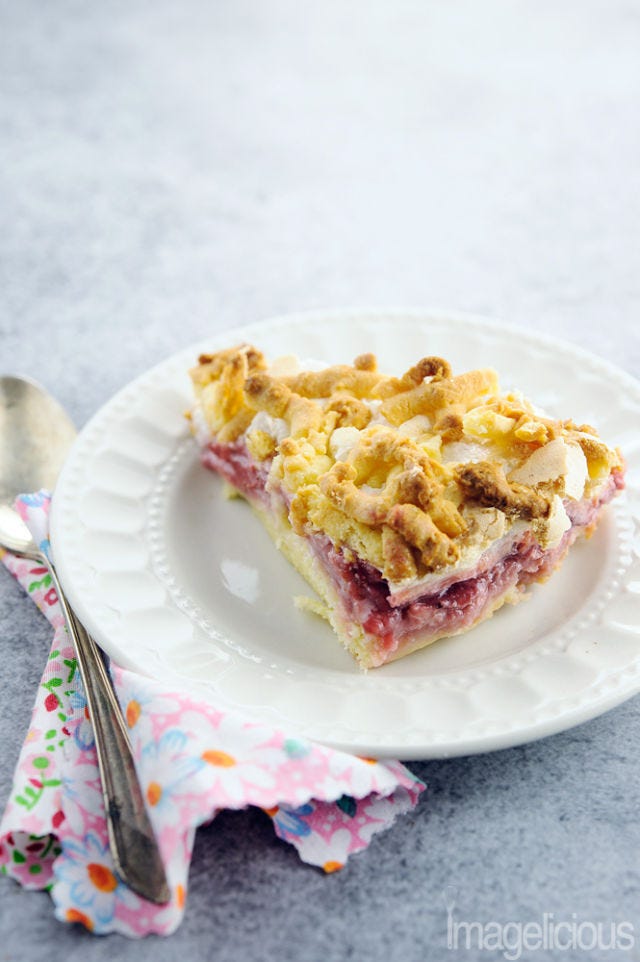 Strawberry Meringue Cake