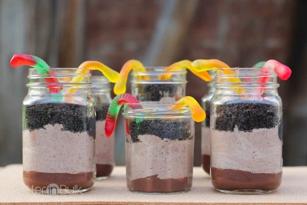 Mason Jar Dirt Pudding