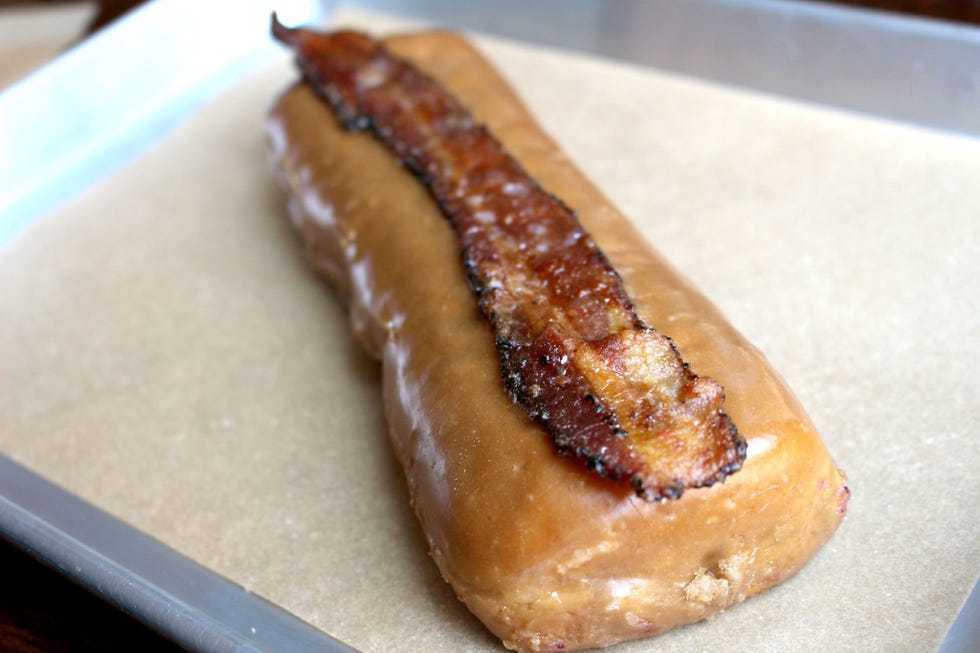Most Delish Chicago - Glazed & Infused - Maple Bacon Long John