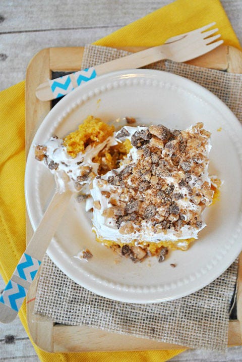 Pumpkin Better Than Sex Poke Cake