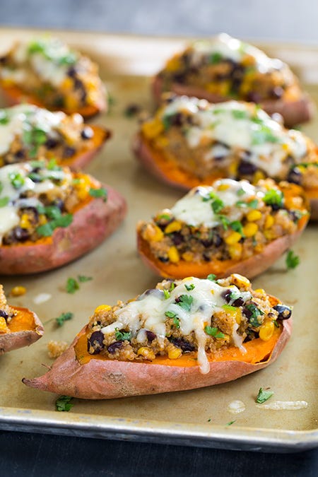 <p>It's so good, you won't even notice that it's healthy.<span></span></p><p>Get the recipe from <a href="http://www.cookingclassy.com/2013/10/honey-lime-quinoa-stuffed-sweet-potatoes/">Cooking Classy</a>.<span></span></p>