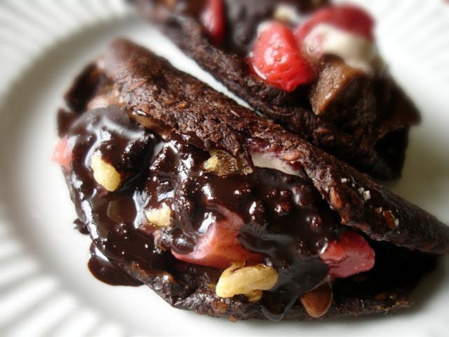 Dish, Food, Cuisine, Chocolate brownie, Ingredient, Chocolate, Produce, Dessert, Recipe, Frozen dessert, 