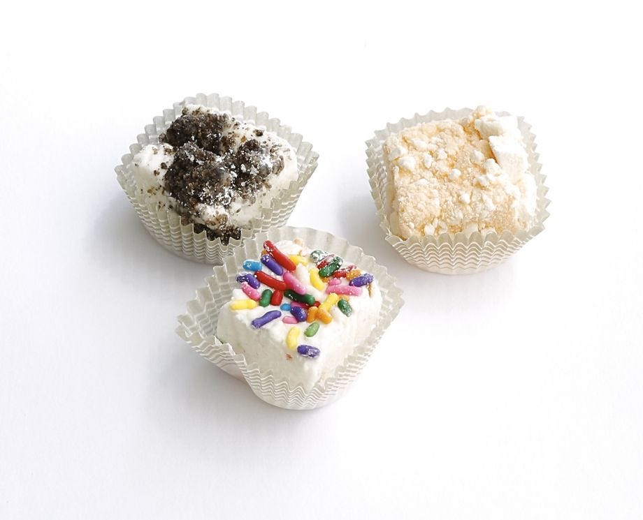 Mellows, Stephanie Hua's marshmallows that contain pot concentrate.
