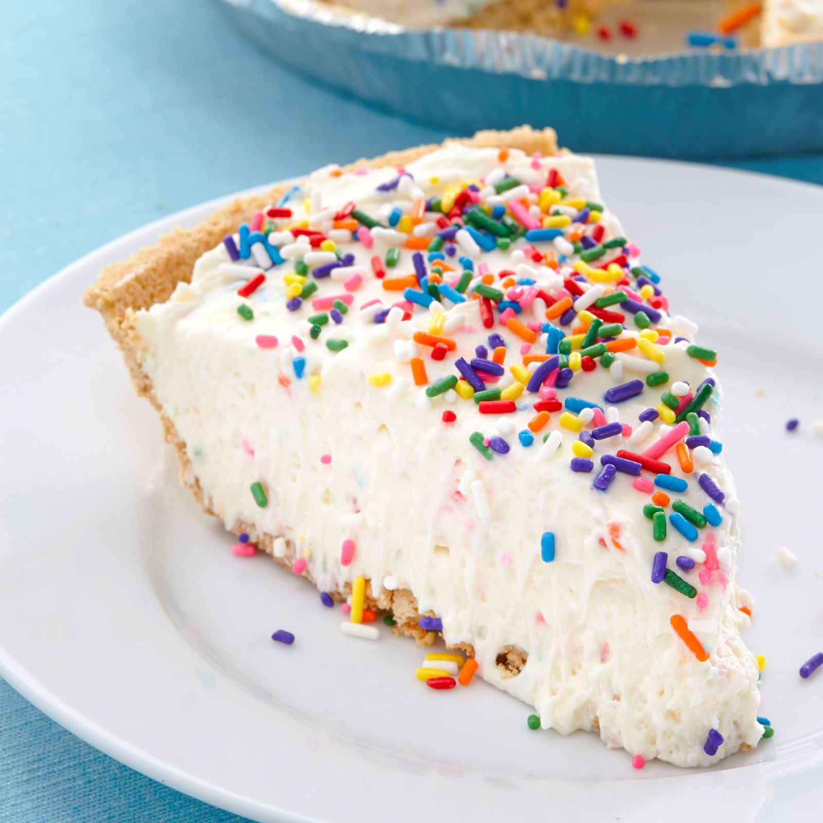 No Bake Birthday Cheesecake - Cookie Dough and Oven Mitt
