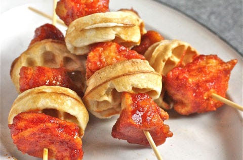 Dish, Food, Cuisine, Yakitori, Pincho, Shashlik, Skewer, Brochette, Ingredient, Finger food, 