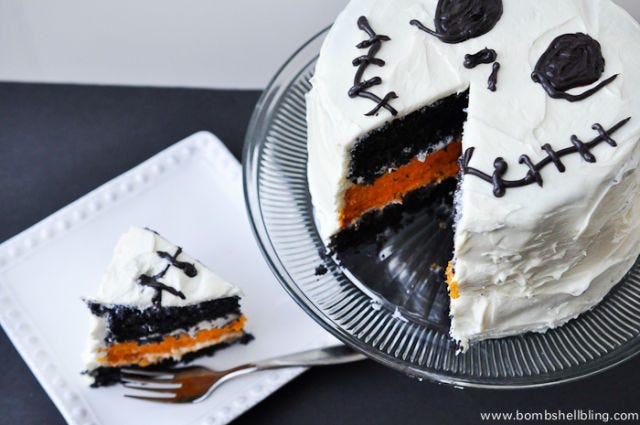 Jack Skellington Cake