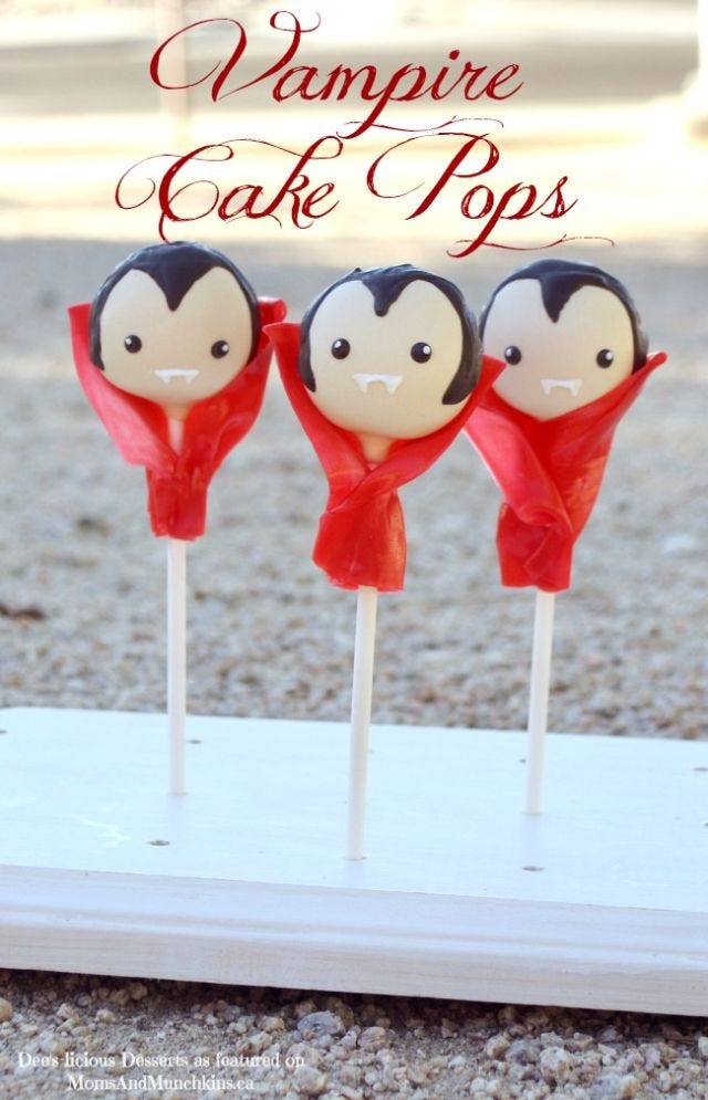 Vampire Cake Pops