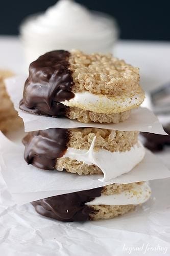 Rice Krispie Treat S'mores