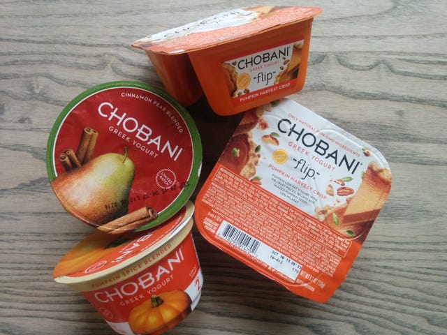 Chobani's New Fall Flavors