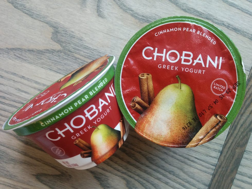 Pear Cinnamon Chobani Greek Yogurt
