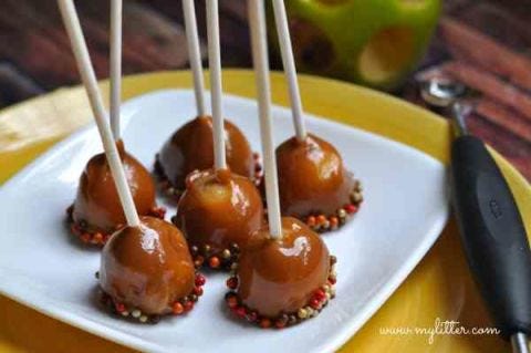 Mini Caramel Apples