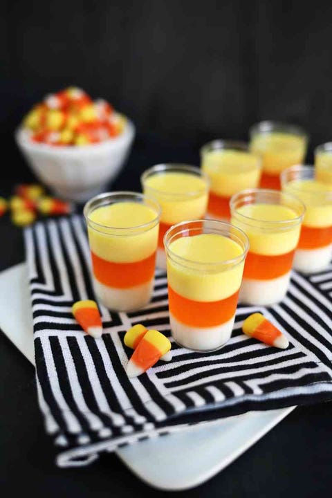 Candy Corn Jello Shot
