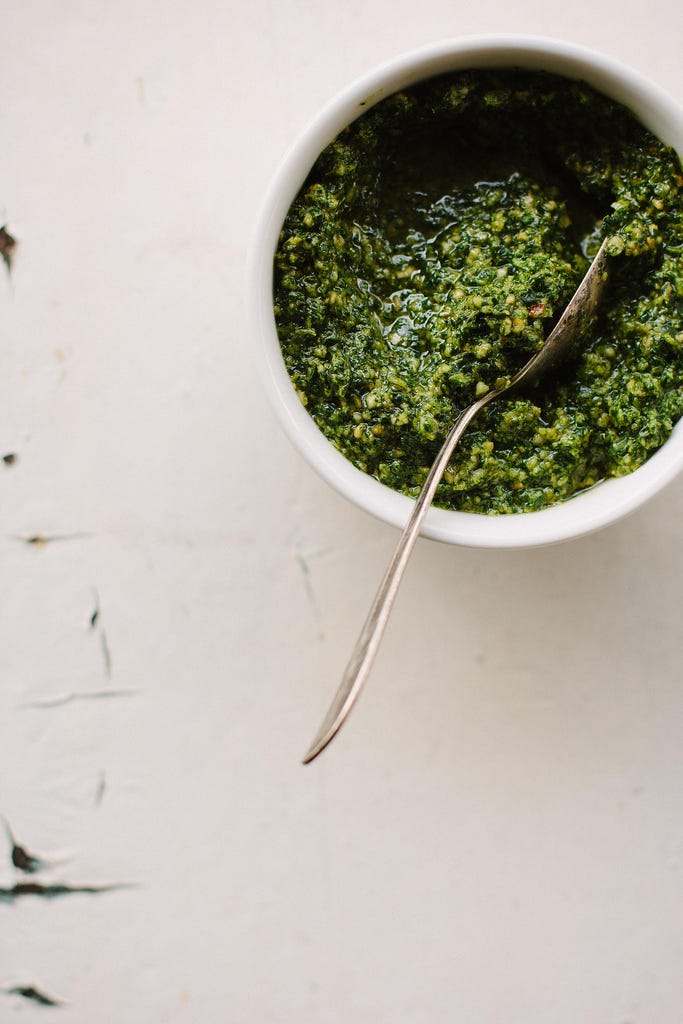 Kale and Pumpkin Seed Pesto