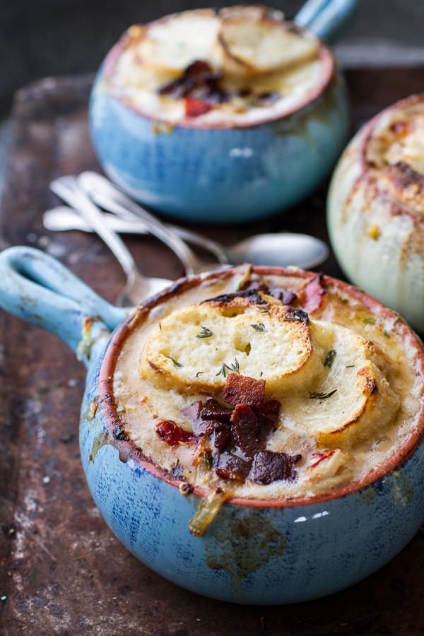 Corn Lobster French Onion Chowder