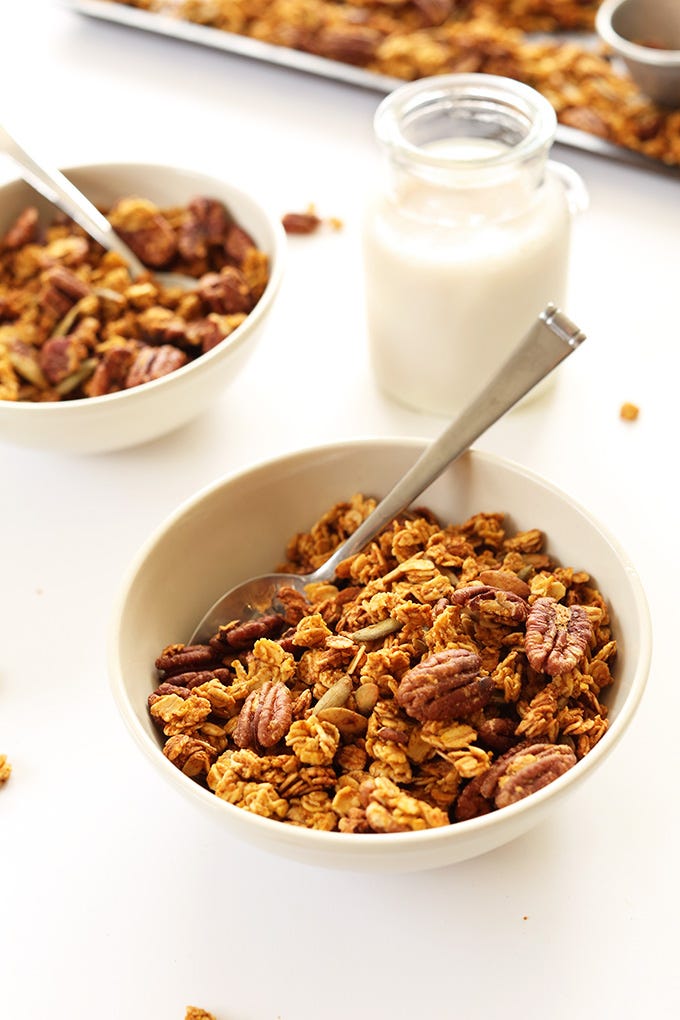 Pumpkin Maple Pecan Granola