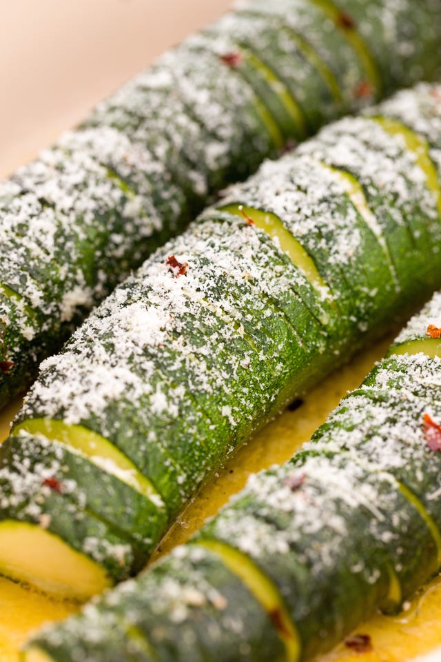zucchini hasselback delish