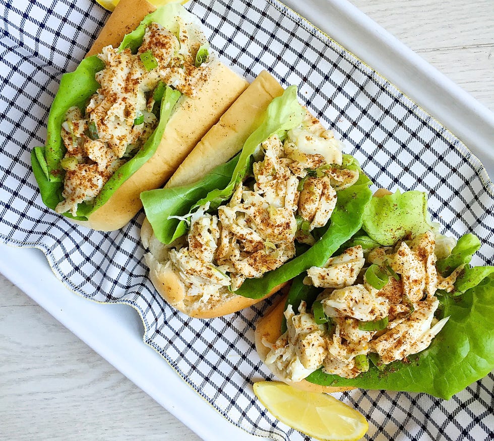 lemony crab rolls  delishcom