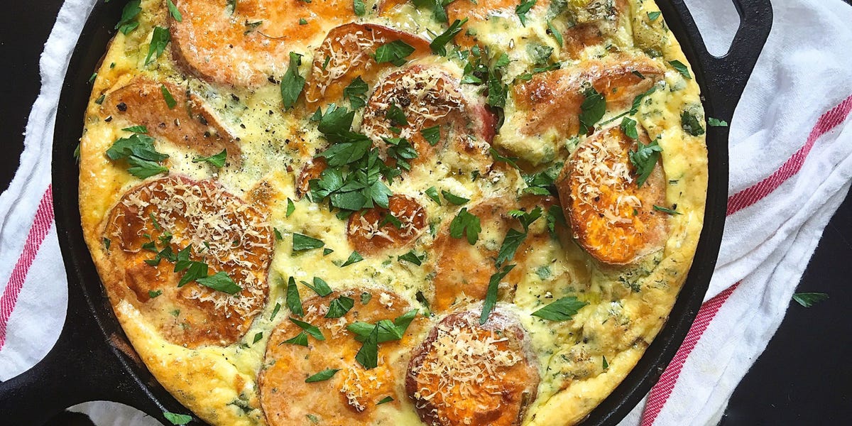 Roasted Sweet Potato Frittata