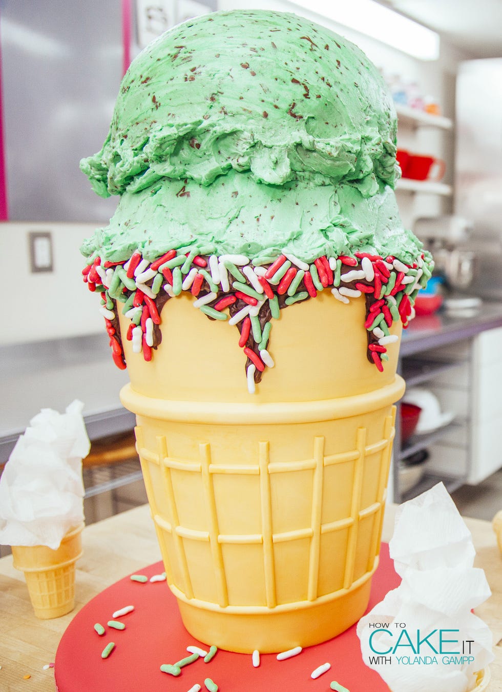 Ice Cream Cone Cake