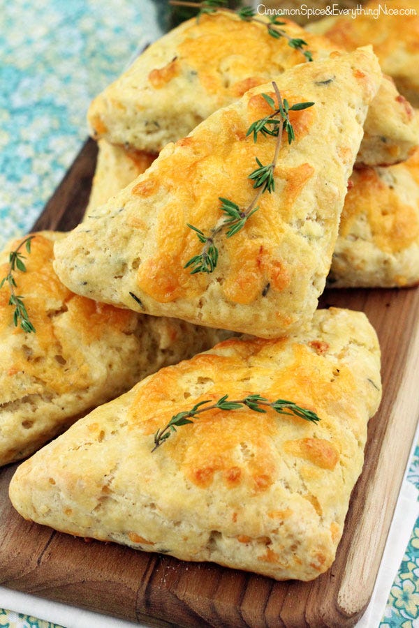 Cheddar Herb Scones